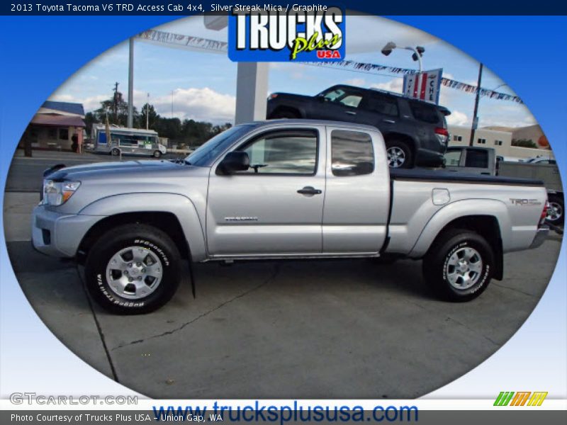 Silver Streak Mica / Graphite 2013 Toyota Tacoma V6 TRD Access Cab 4x4