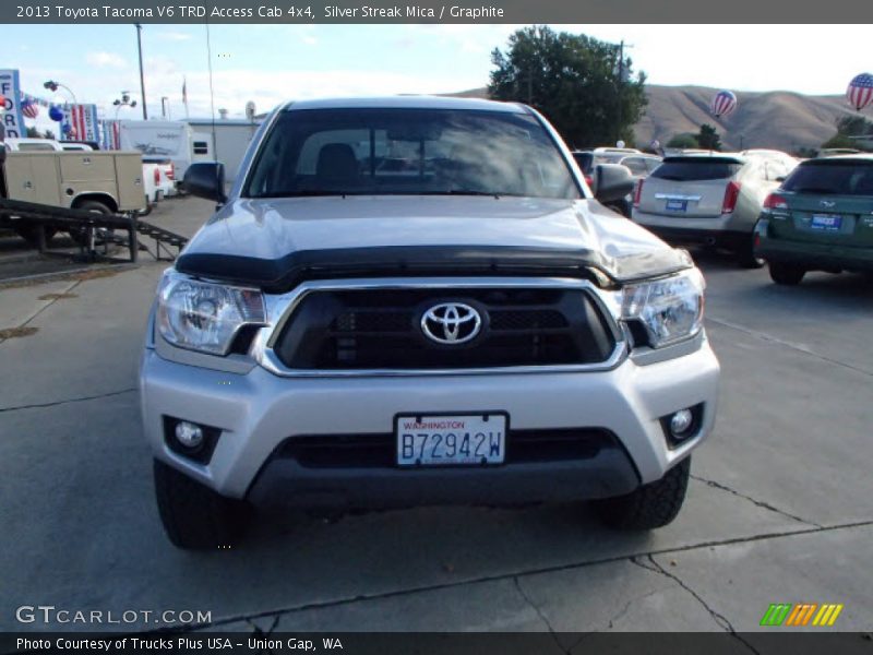 Silver Streak Mica / Graphite 2013 Toyota Tacoma V6 TRD Access Cab 4x4