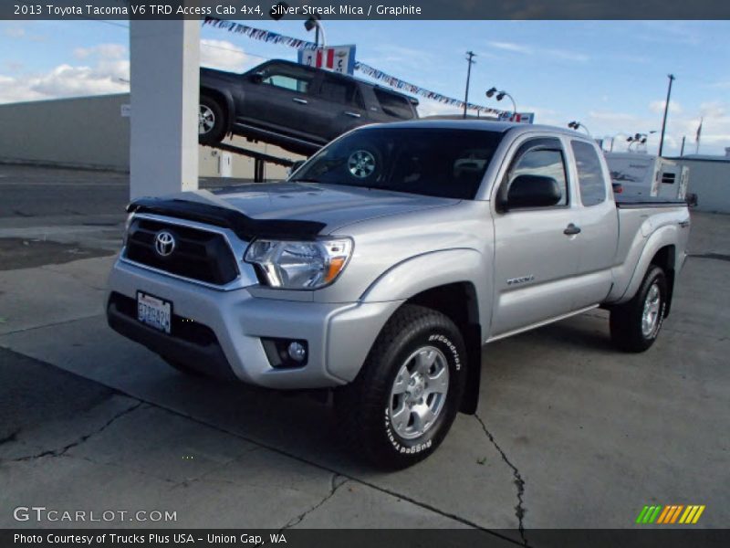 Silver Streak Mica / Graphite 2013 Toyota Tacoma V6 TRD Access Cab 4x4
