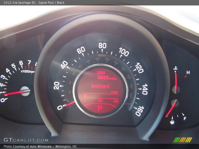 Signal Red / Black 2012 Kia Sportage EX