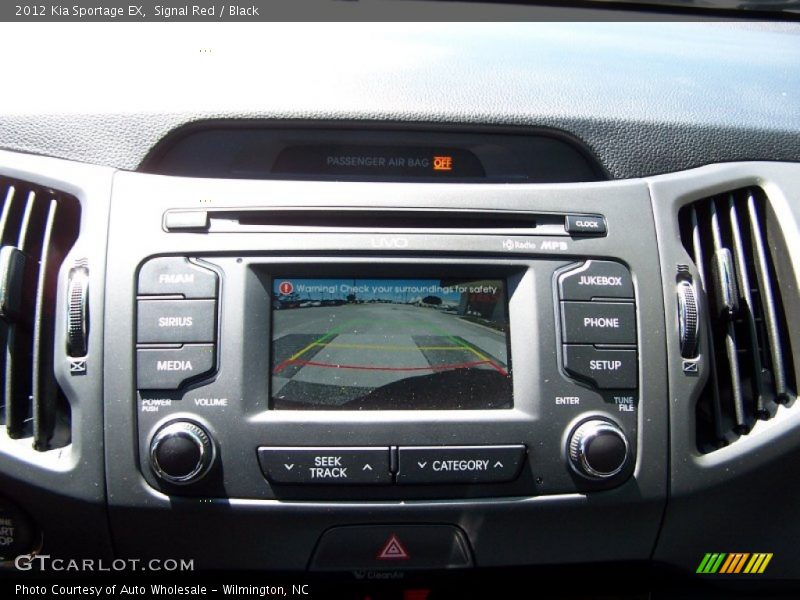 Controls of 2012 Sportage EX