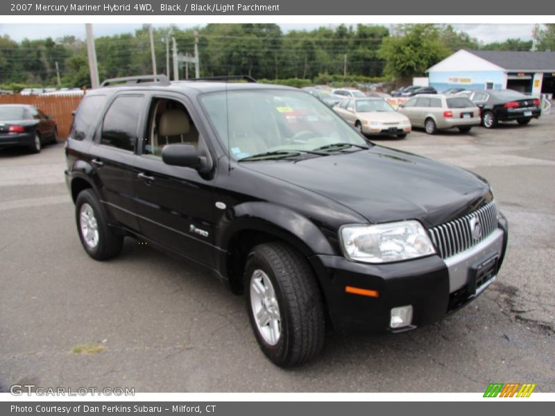 Black / Black/Light Parchment 2007 Mercury Mariner Hybrid 4WD