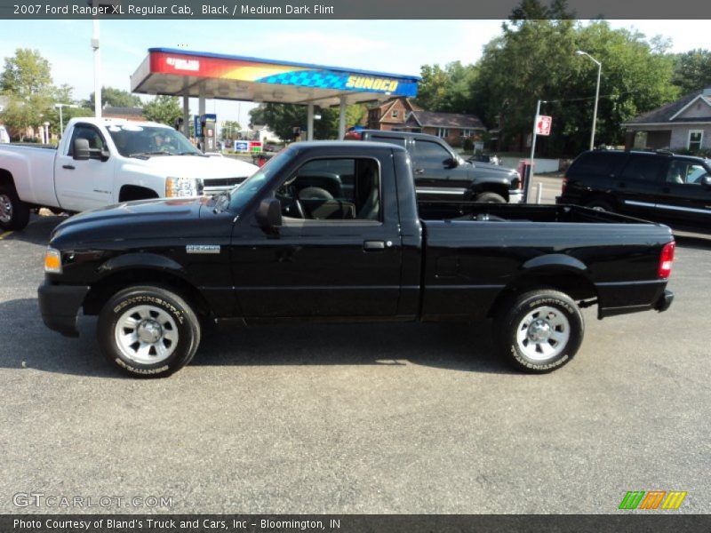 Black / Medium Dark Flint 2007 Ford Ranger XL Regular Cab