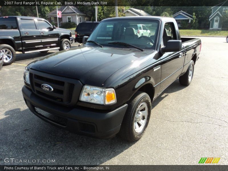 Black / Medium Dark Flint 2007 Ford Ranger XL Regular Cab