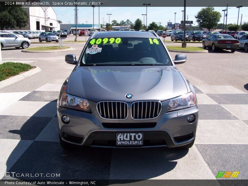 Space Gray Metallic / Black 2014 BMW X3 xDrive28i