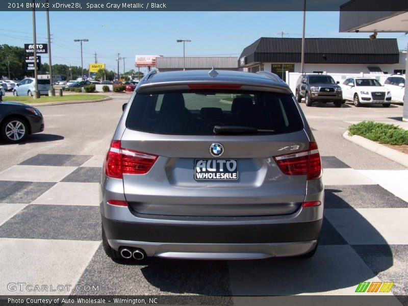 Space Gray Metallic / Black 2014 BMW X3 xDrive28i