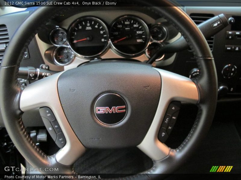 Onyx Black / Ebony 2012 GMC Sierra 1500 SLE Crew Cab 4x4