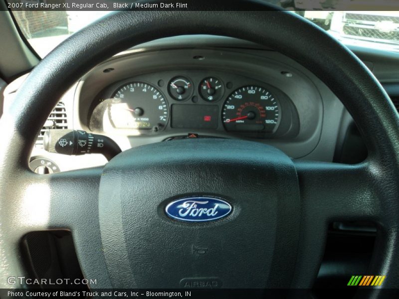 Black / Medium Dark Flint 2007 Ford Ranger XL Regular Cab