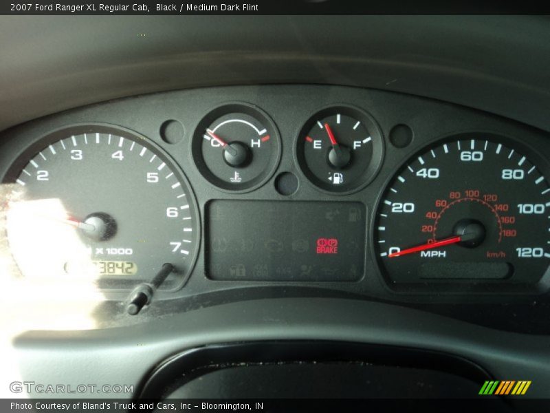 Black / Medium Dark Flint 2007 Ford Ranger XL Regular Cab