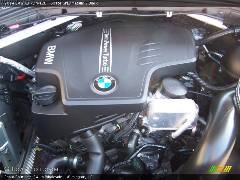Space Gray Metallic / Black 2014 BMW X3 xDrive28i