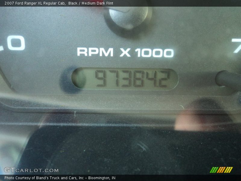 Black / Medium Dark Flint 2007 Ford Ranger XL Regular Cab