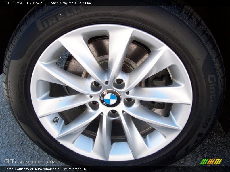 Space Gray Metallic / Black 2014 BMW X3 xDrive28i
