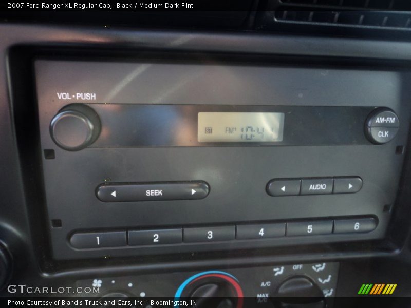 Black / Medium Dark Flint 2007 Ford Ranger XL Regular Cab