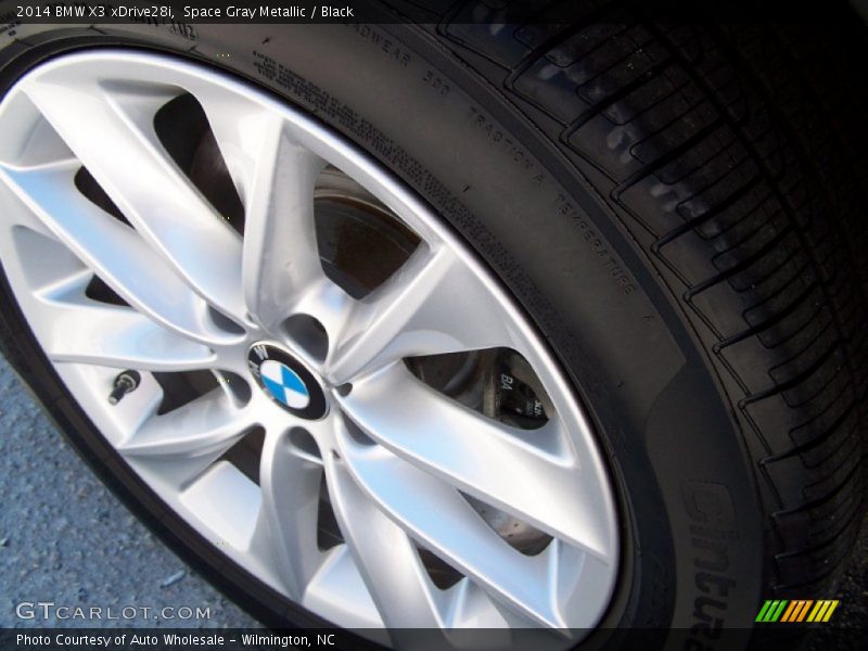 Space Gray Metallic / Black 2014 BMW X3 xDrive28i