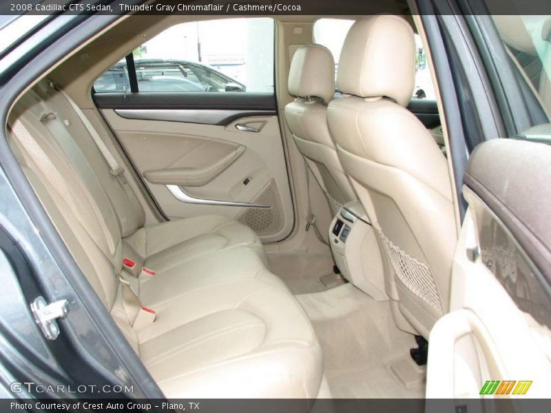 Thunder Gray Chromaflair / Cashmere/Cocoa 2008 Cadillac CTS Sedan