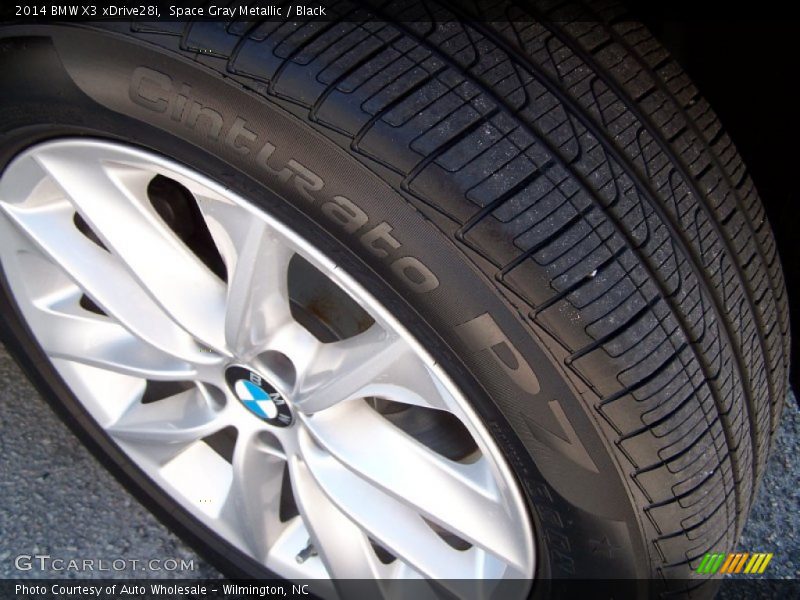 Space Gray Metallic / Black 2014 BMW X3 xDrive28i