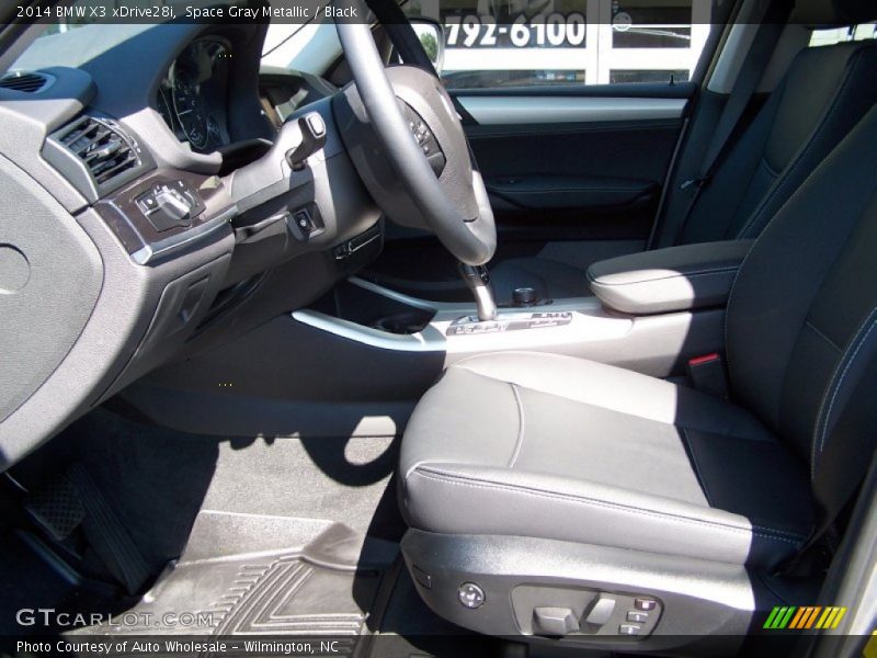 Space Gray Metallic / Black 2014 BMW X3 xDrive28i