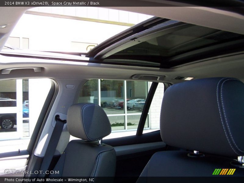Space Gray Metallic / Black 2014 BMW X3 xDrive28i