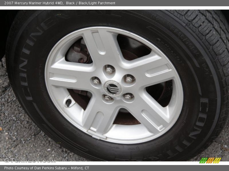 Black / Black/Light Parchment 2007 Mercury Mariner Hybrid 4WD
