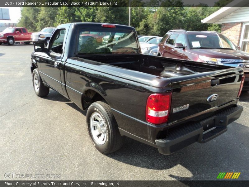 Black / Medium Dark Flint 2007 Ford Ranger XL Regular Cab