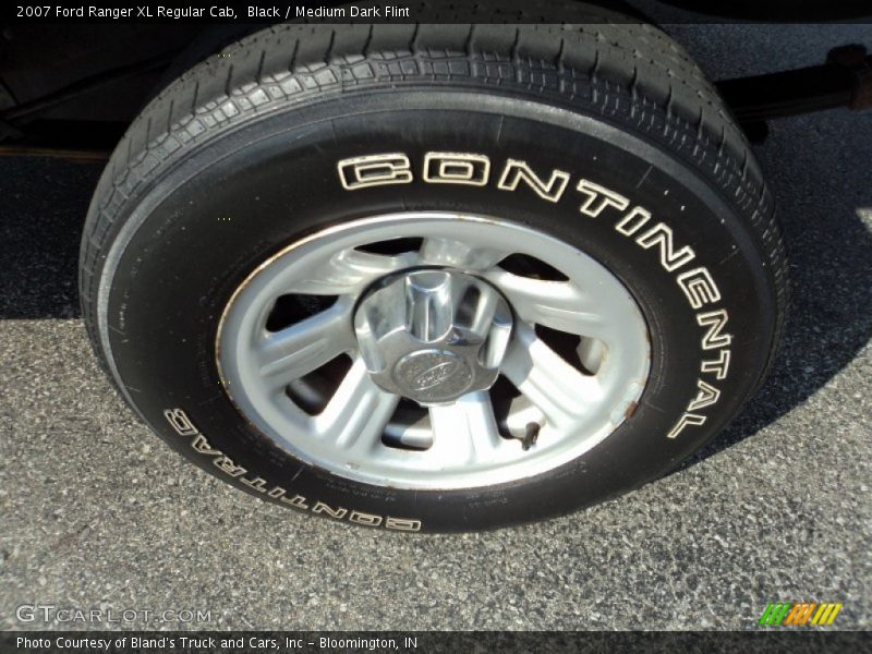 Black / Medium Dark Flint 2007 Ford Ranger XL Regular Cab