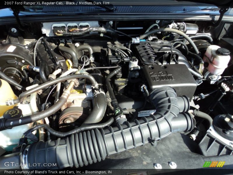 Black / Medium Dark Flint 2007 Ford Ranger XL Regular Cab