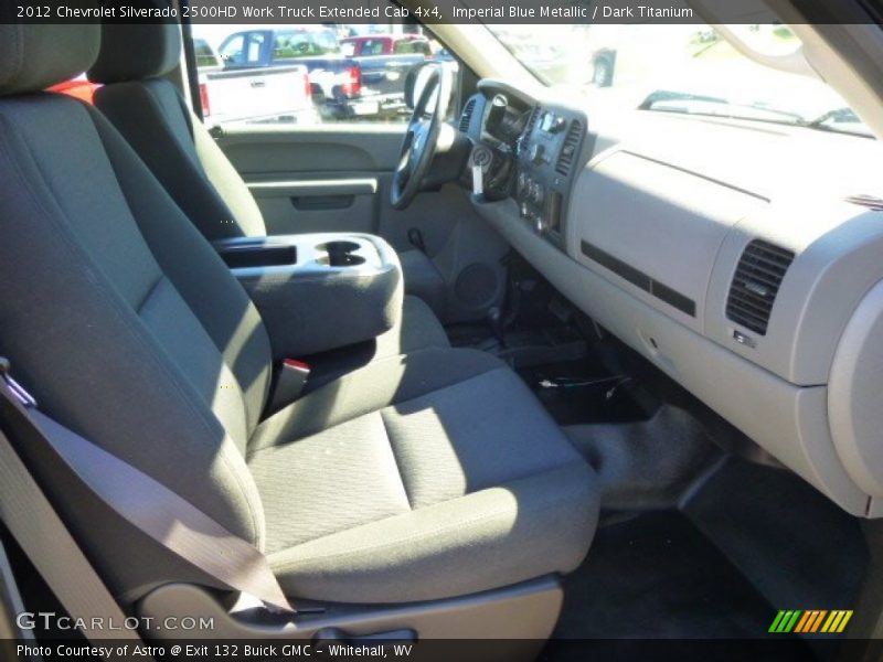 Imperial Blue Metallic / Dark Titanium 2012 Chevrolet Silverado 2500HD Work Truck Extended Cab 4x4