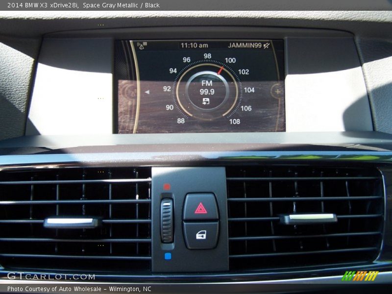 Space Gray Metallic / Black 2014 BMW X3 xDrive28i