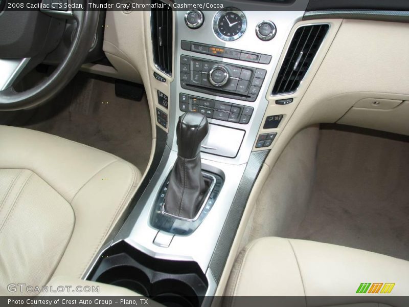 Thunder Gray Chromaflair / Cashmere/Cocoa 2008 Cadillac CTS Sedan
