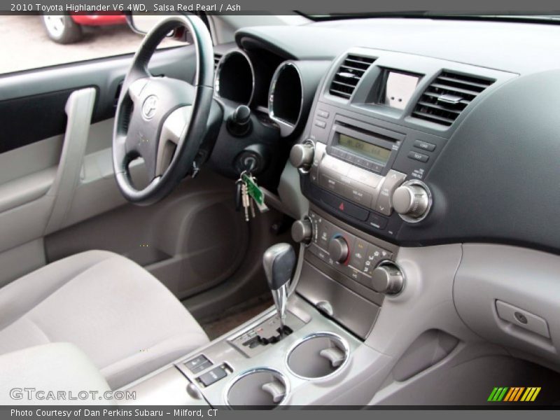 Salsa Red Pearl / Ash 2010 Toyota Highlander V6 4WD