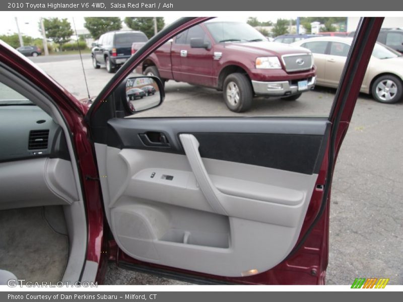 Salsa Red Pearl / Ash 2010 Toyota Highlander V6 4WD