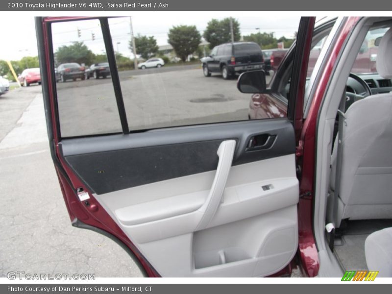Salsa Red Pearl / Ash 2010 Toyota Highlander V6 4WD