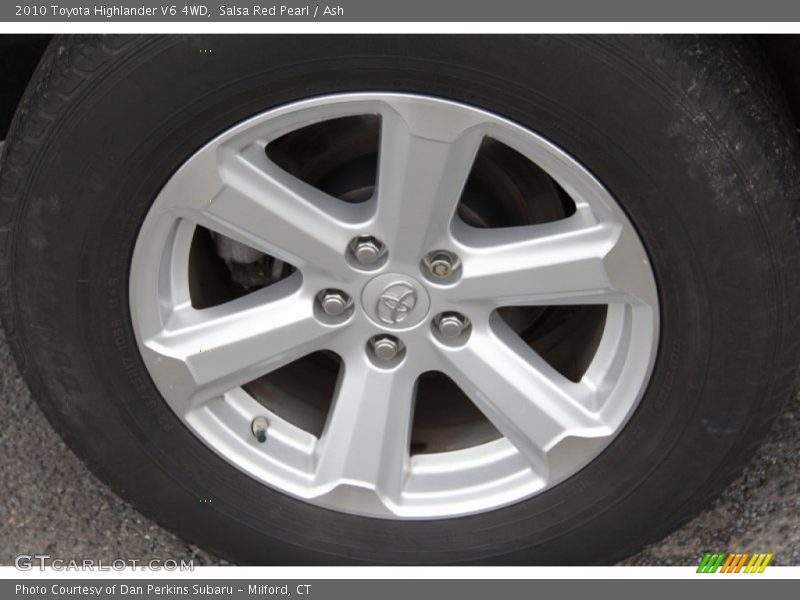 Salsa Red Pearl / Ash 2010 Toyota Highlander V6 4WD