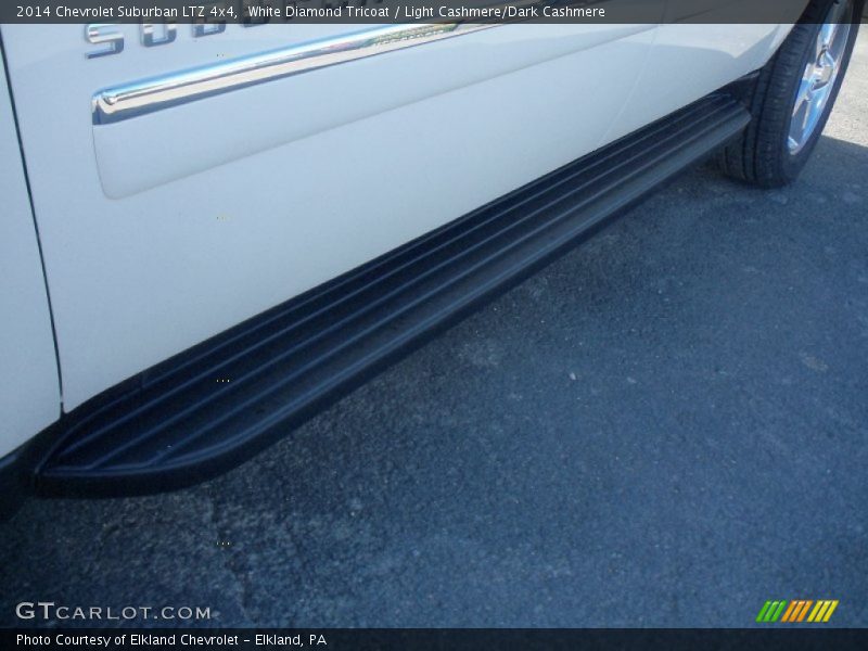 White Diamond Tricoat / Light Cashmere/Dark Cashmere 2014 Chevrolet Suburban LTZ 4x4