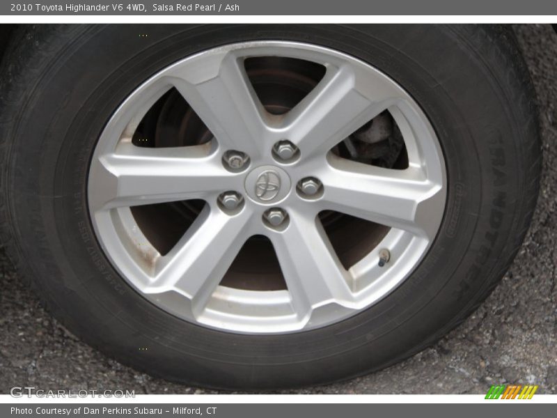Salsa Red Pearl / Ash 2010 Toyota Highlander V6 4WD