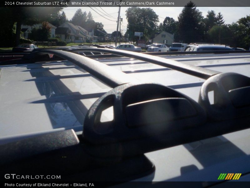 White Diamond Tricoat / Light Cashmere/Dark Cashmere 2014 Chevrolet Suburban LTZ 4x4