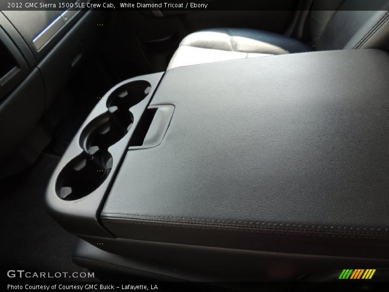 White Diamond Tricoat / Ebony 2012 GMC Sierra 1500 SLE Crew Cab