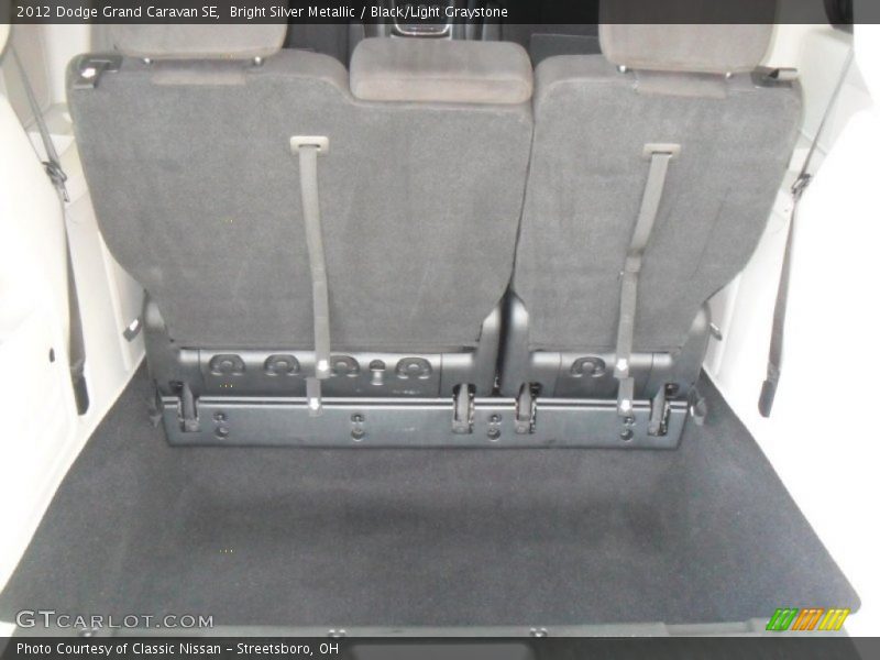 Bright Silver Metallic / Black/Light Graystone 2012 Dodge Grand Caravan SE