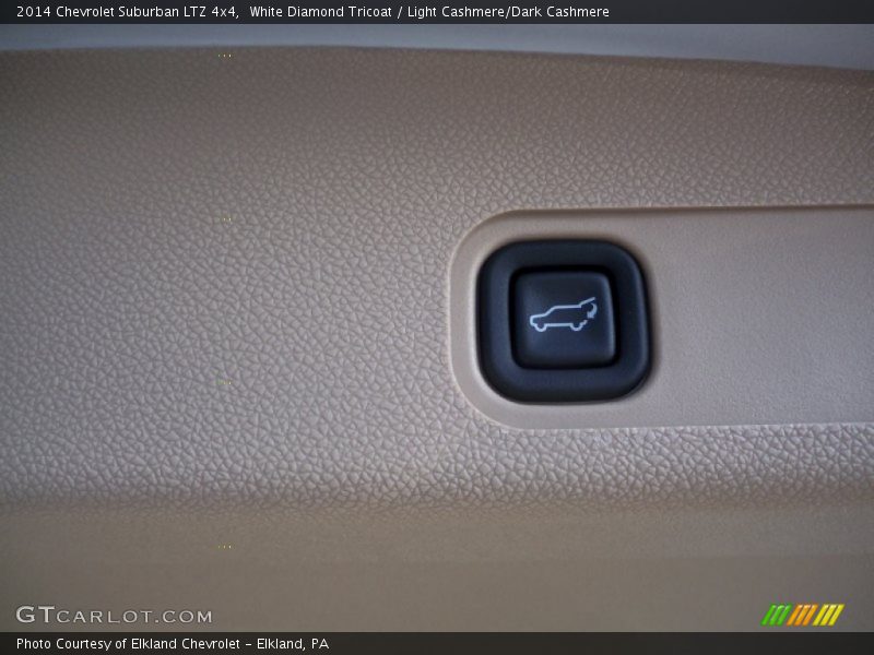 White Diamond Tricoat / Light Cashmere/Dark Cashmere 2014 Chevrolet Suburban LTZ 4x4