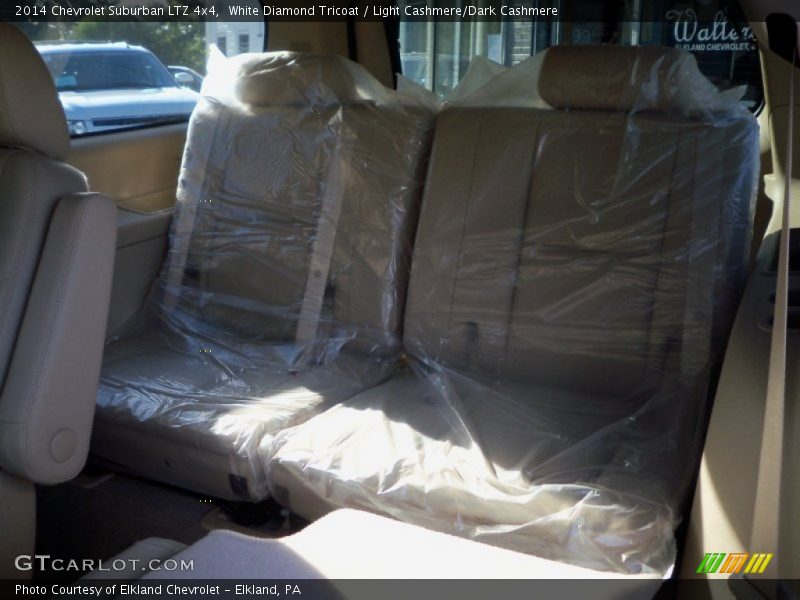 White Diamond Tricoat / Light Cashmere/Dark Cashmere 2014 Chevrolet Suburban LTZ 4x4
