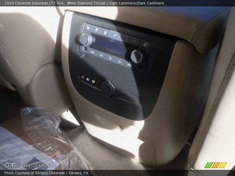 White Diamond Tricoat / Light Cashmere/Dark Cashmere 2014 Chevrolet Suburban LTZ 4x4