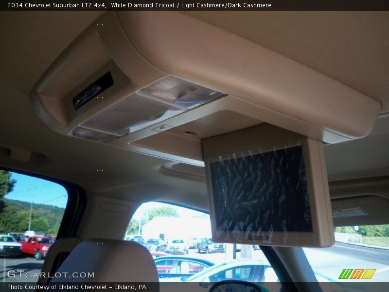 White Diamond Tricoat / Light Cashmere/Dark Cashmere 2014 Chevrolet Suburban LTZ 4x4