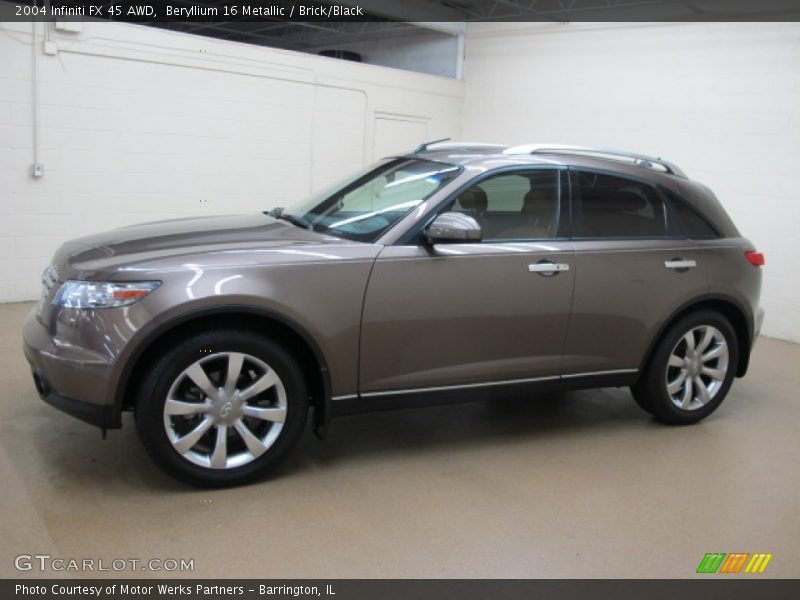 Beryllium 16 Metallic / Brick/Black 2004 Infiniti FX 45 AWD