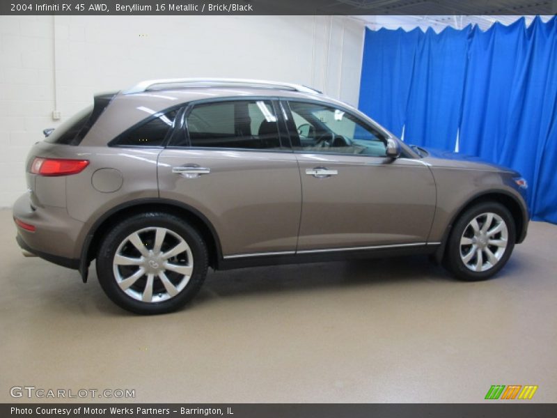 Beryllium 16 Metallic / Brick/Black 2004 Infiniti FX 45 AWD