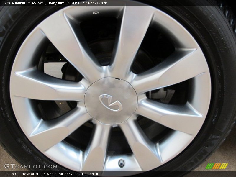 Beryllium 16 Metallic / Brick/Black 2004 Infiniti FX 45 AWD