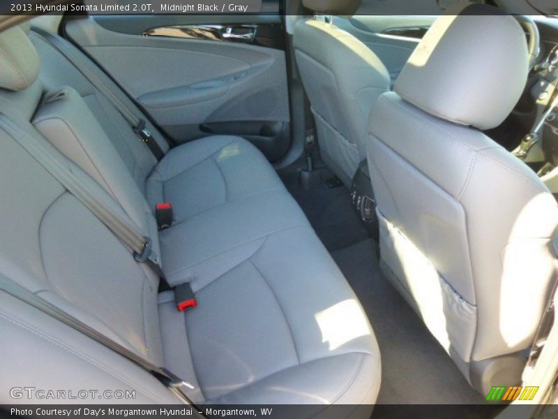 Midnight Black / Gray 2013 Hyundai Sonata Limited 2.0T