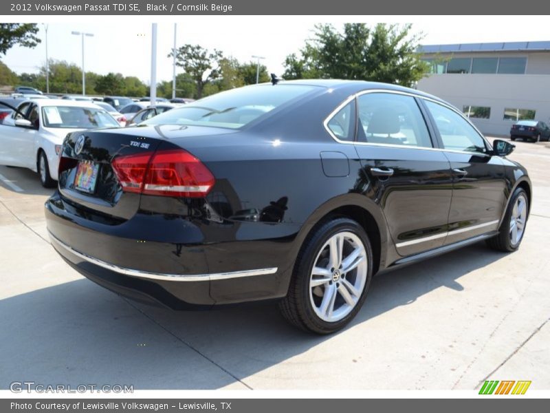 Black / Cornsilk Beige 2012 Volkswagen Passat TDI SE