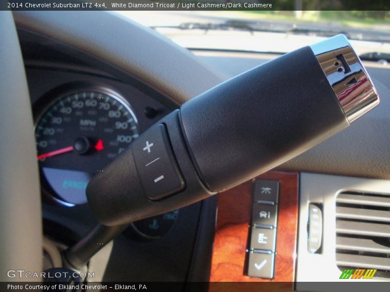 White Diamond Tricoat / Light Cashmere/Dark Cashmere 2014 Chevrolet Suburban LTZ 4x4