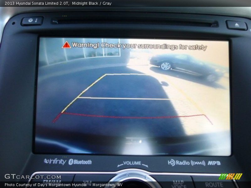 Midnight Black / Gray 2013 Hyundai Sonata Limited 2.0T