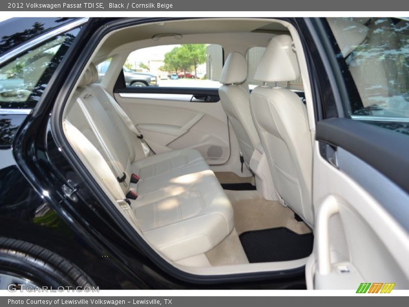 Black / Cornsilk Beige 2012 Volkswagen Passat TDI SE